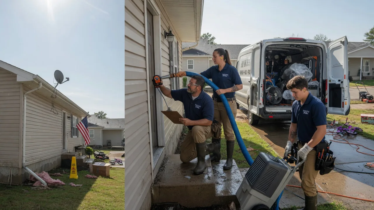 Ceiling Water Damage Restoration in Fairfax, SD near me